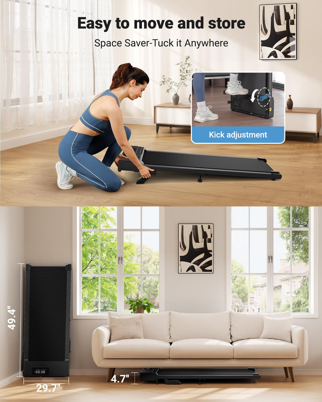 8% Incline Walking Pad A52655