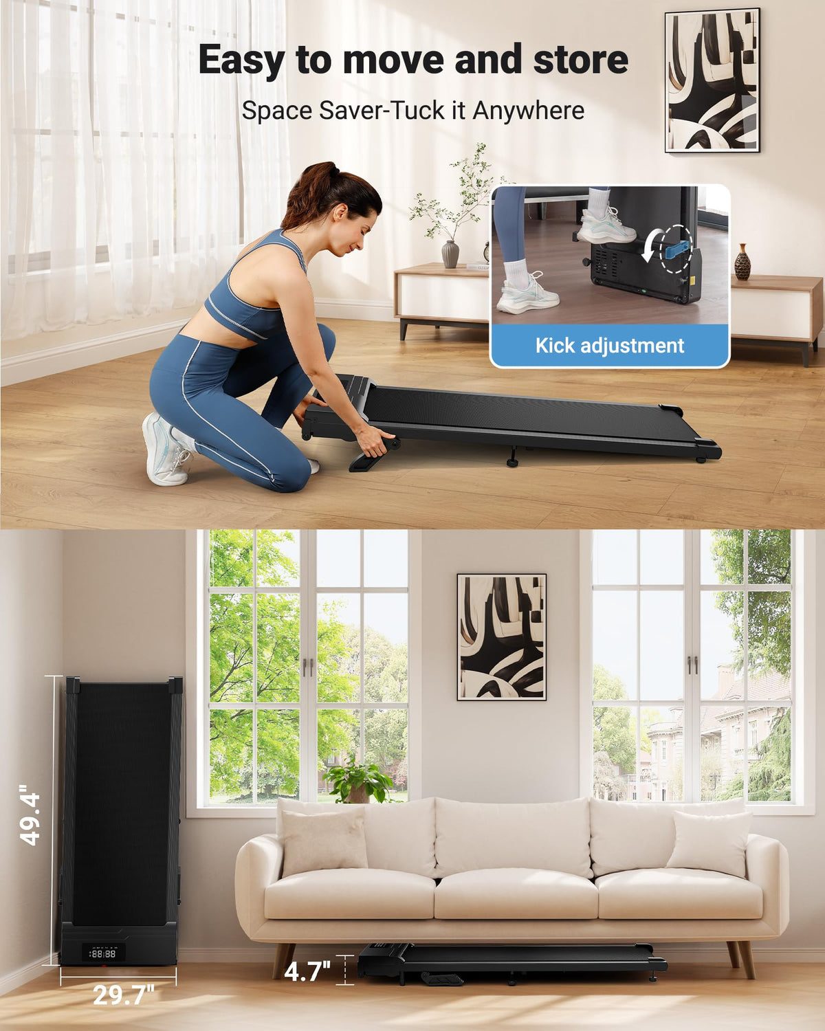 8% Incline Walking Pad A52655