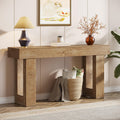 63-Inch Wooden Rectangular Console Table T364