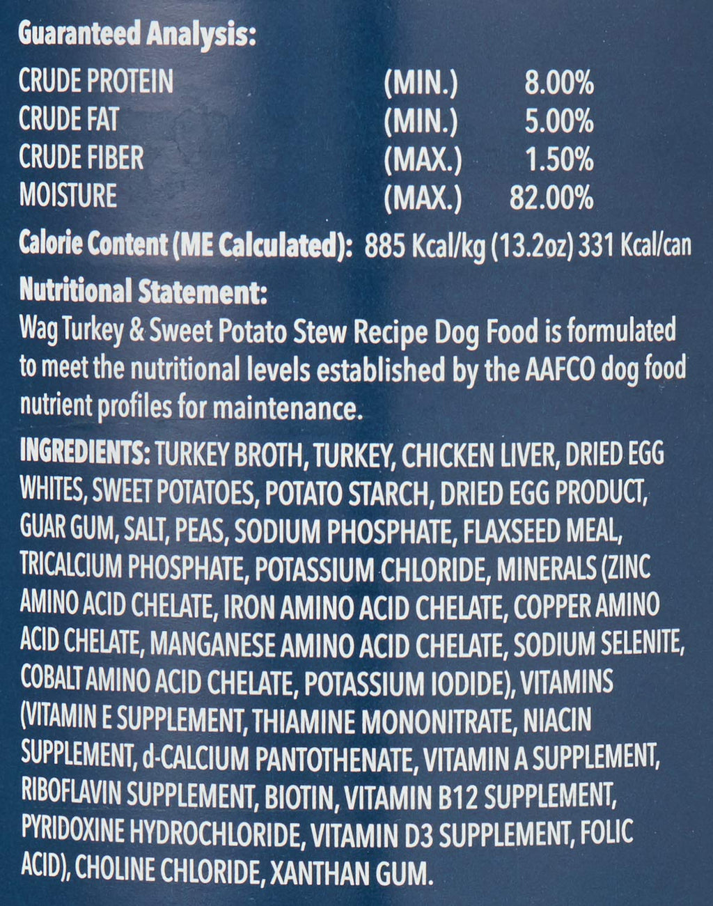 Turkey & Sweet Potato Recipe Canned Dog Food 13.2 oz Can Pack of 12 G41229