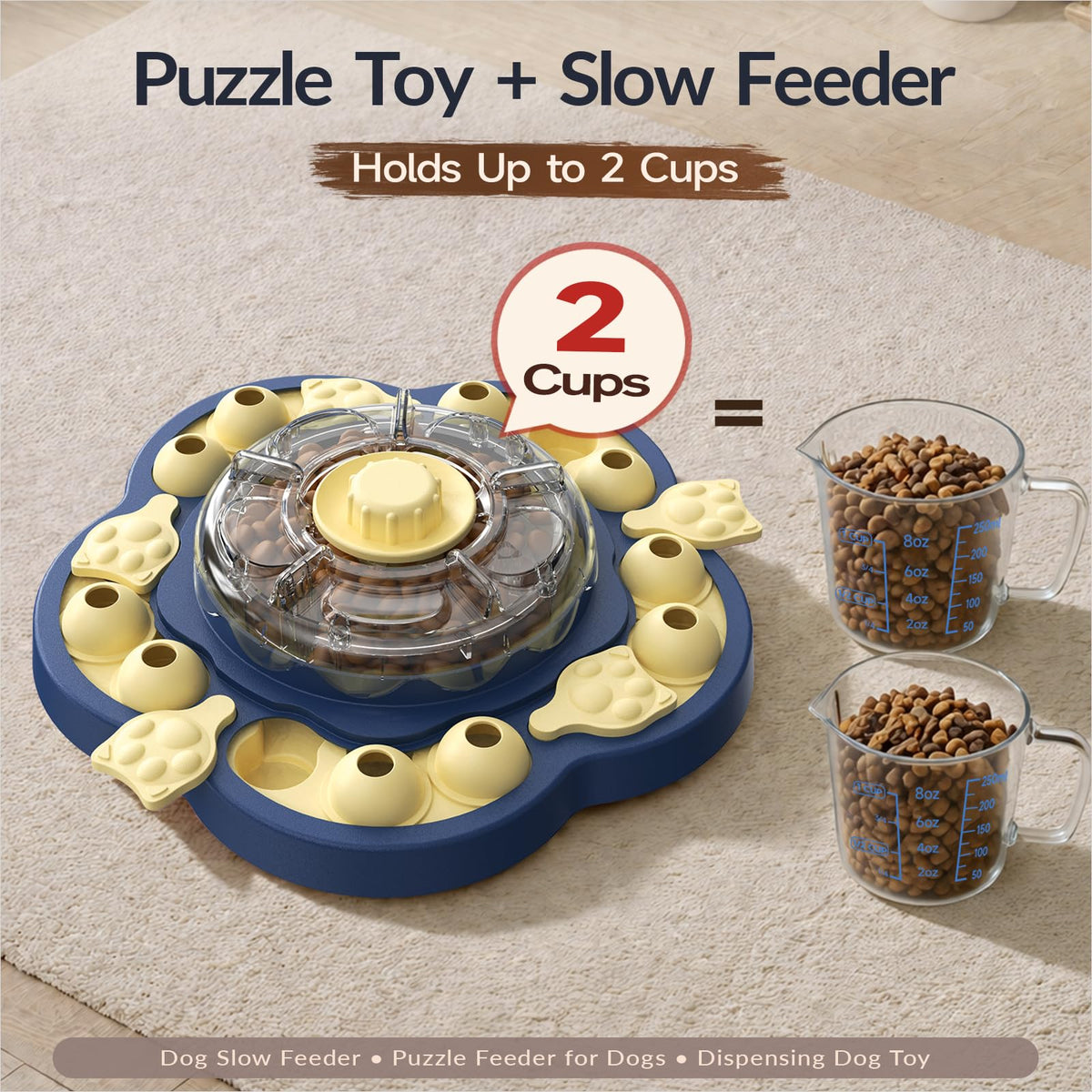 3-Level Dog Puzzle Toy Treat Dispenser E41868