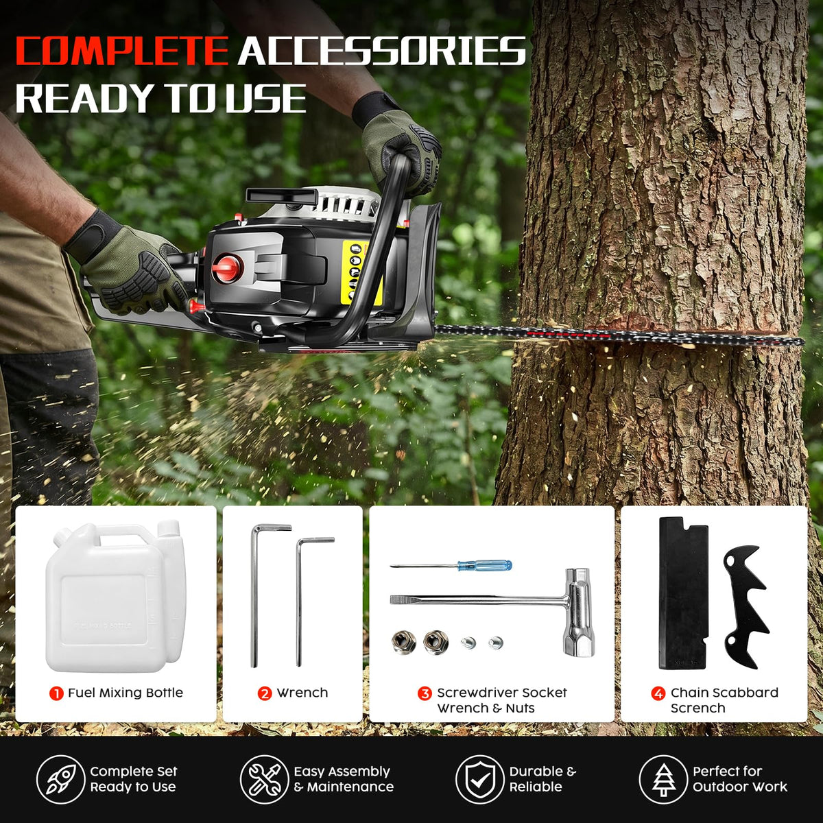 20 & 24 Inch Gas Chainsaw X2002