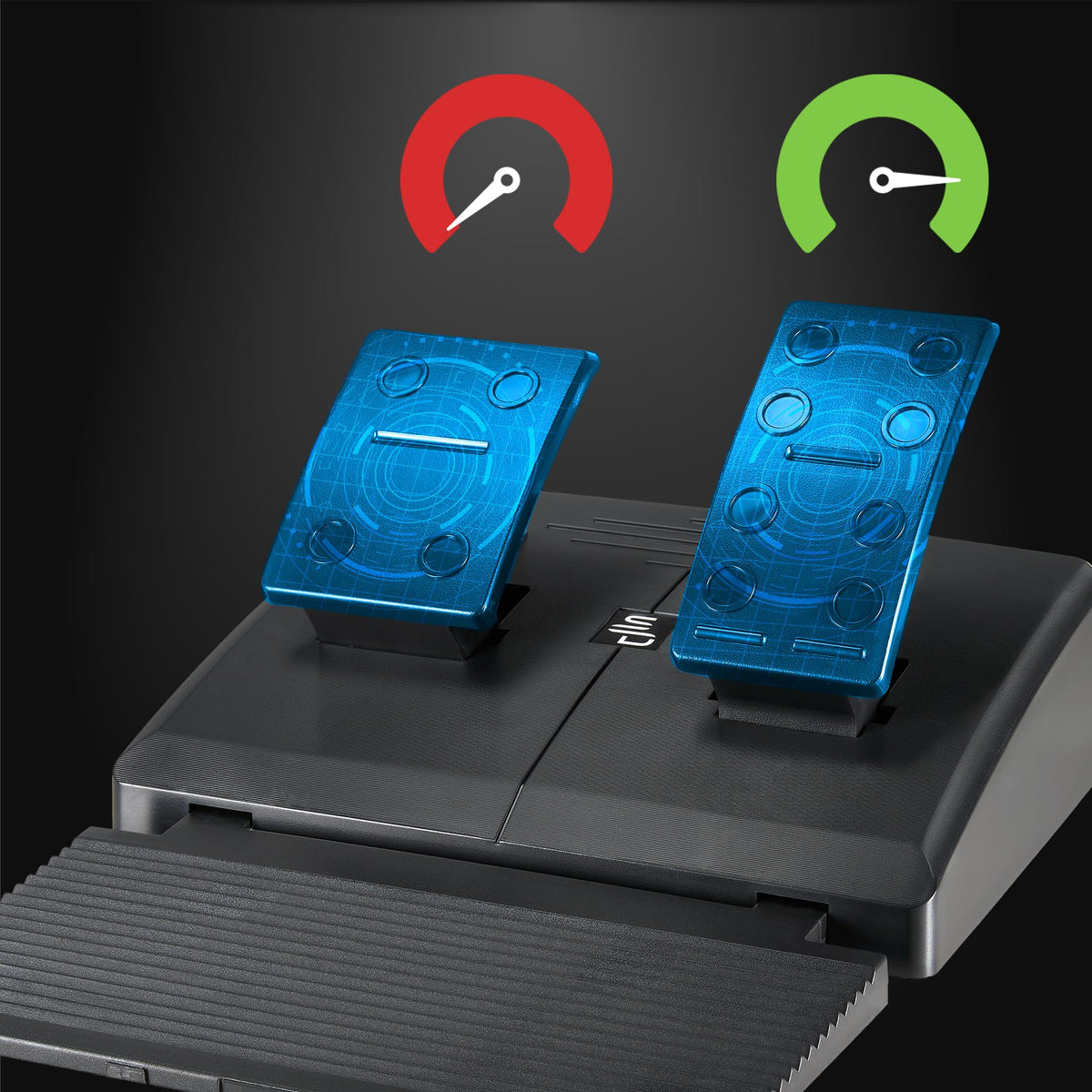 Gaming Steering Wheel with Pedals W9460