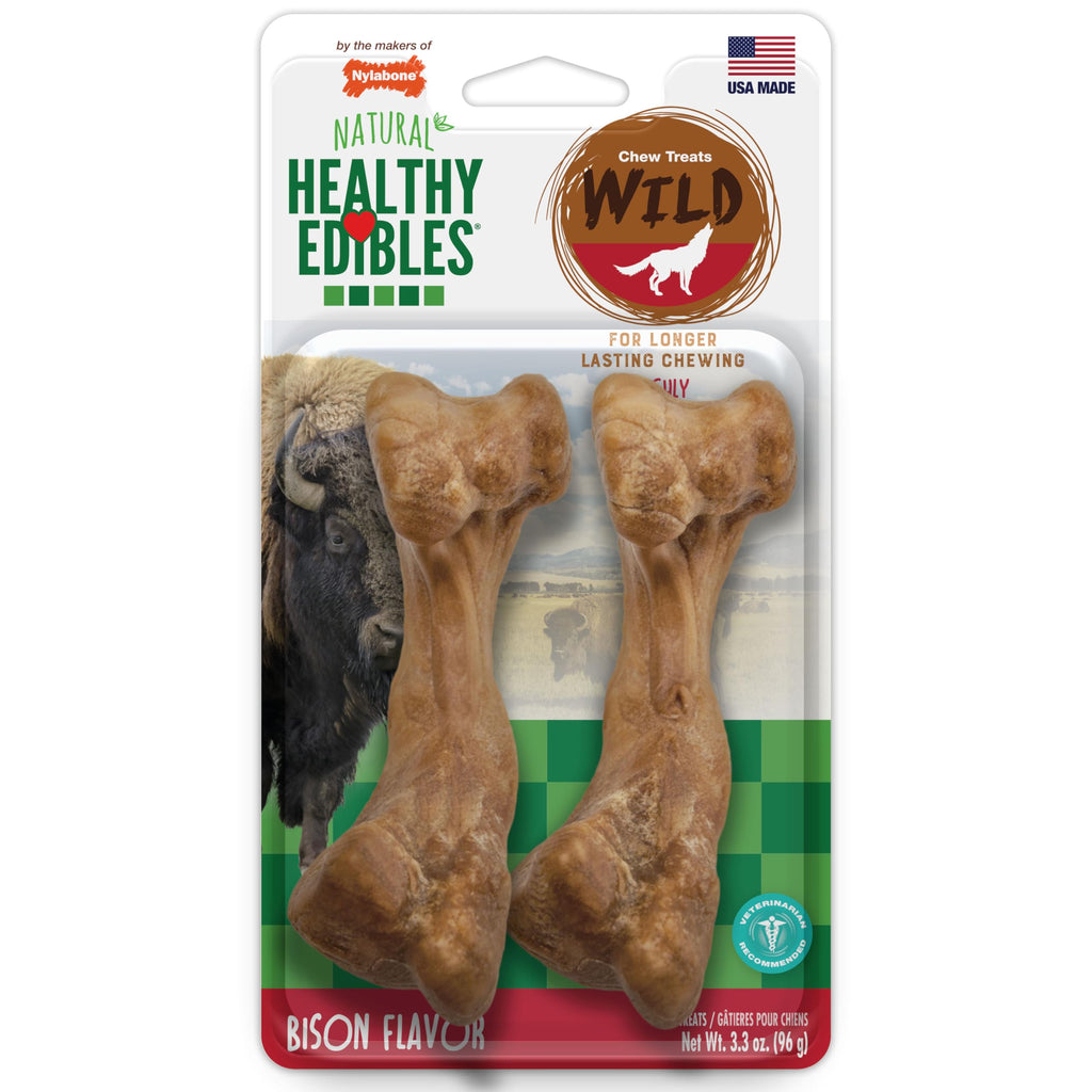 Bison Flavor Medium Dog Treats 2 Count N103
