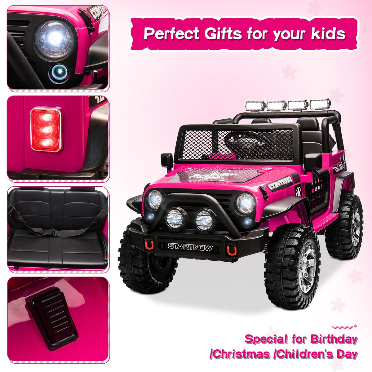 2 Seater Electric Car for Kids with Parent Remote B944884