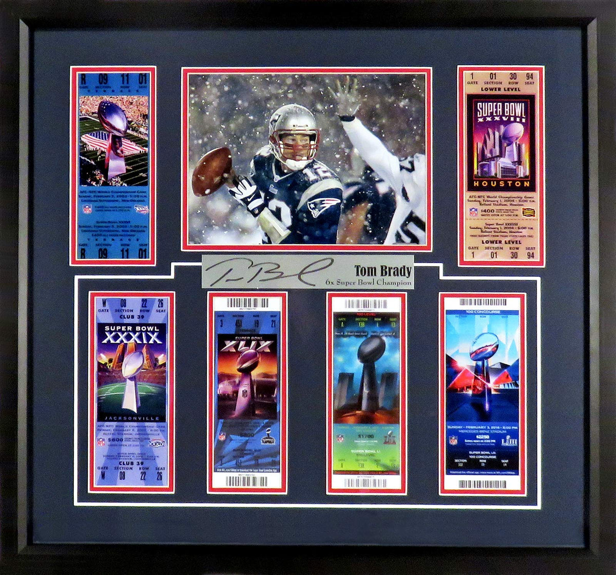 Framed SB Tickets Display G7480