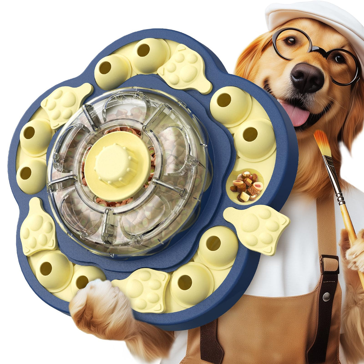 3-Level Dog Puzzle Toy Treat Dispenser E41868