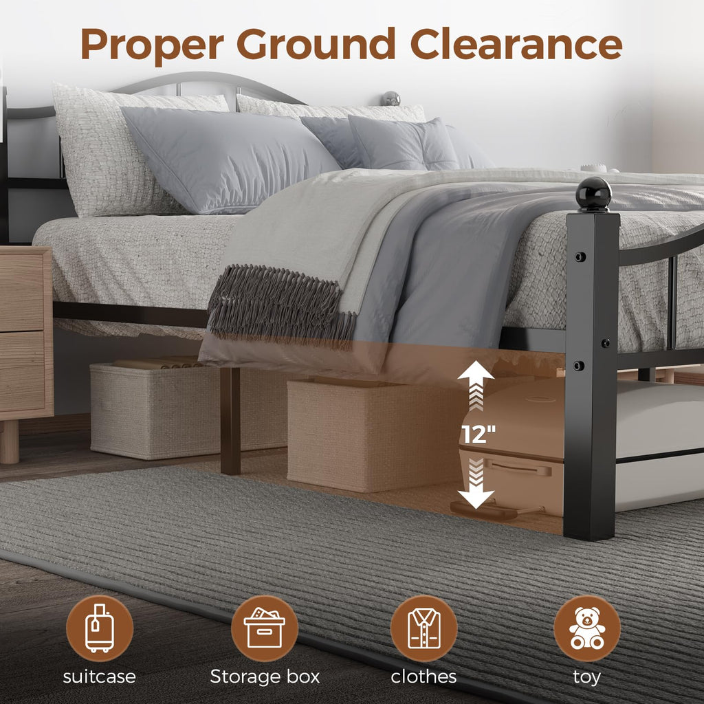 Full Size Bed Frames with Headboard G188