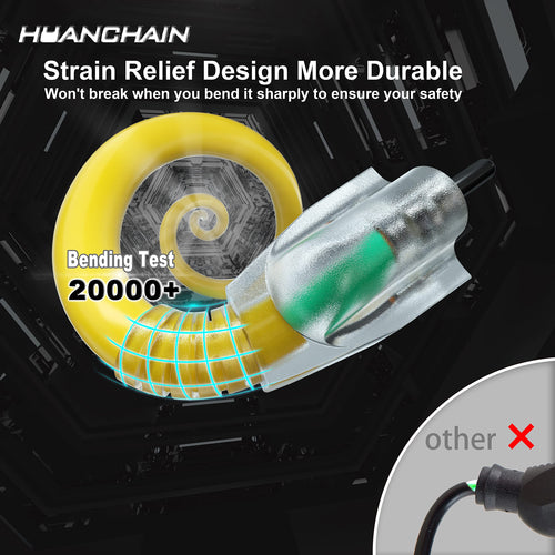 100 FT 12/3 Gauge Heavy Duty Outdoor Extension Cord Waterproof T155