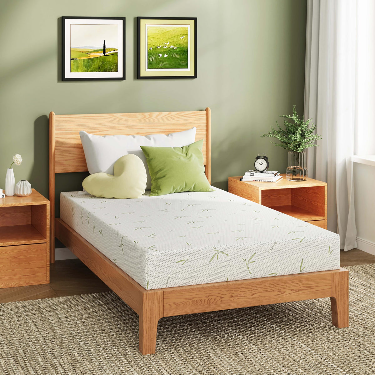 Full Size 8 Inch Medium Firm Memory Foam Mattress M429983