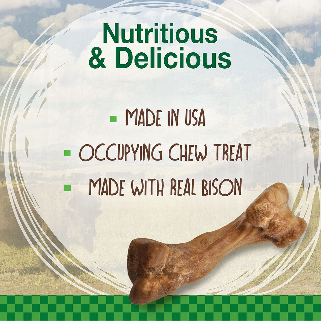 Bison Flavor Medium Dog Treats 2 Count N103