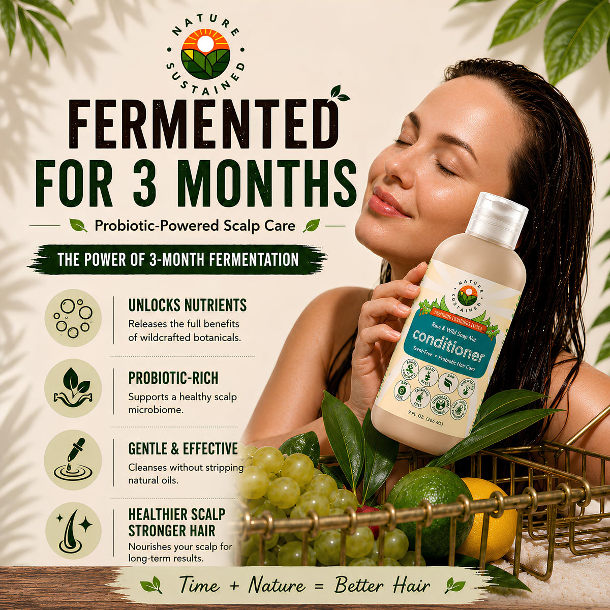 Organic Fragrance Free Conditioner 9 Oz B5327