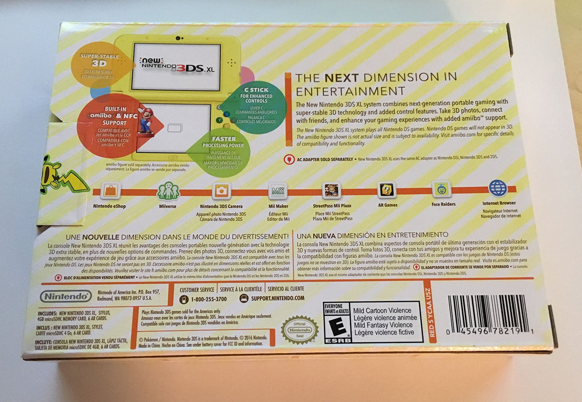 Yellow New Nintendo 3DS XL Console F971032