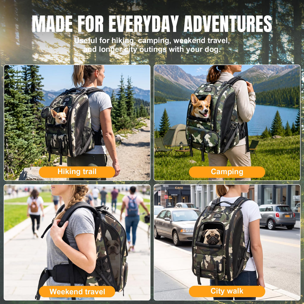 Dog Backpack Carrier Up to 20 lb R688