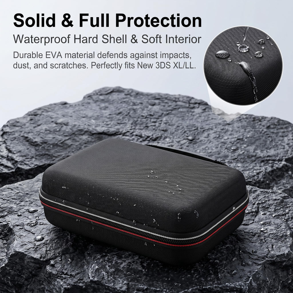 Carrying Case for New 3DS XL LL with Hard Shell and Charging Cable Z267293
